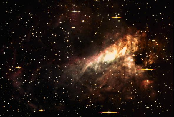 M 17 - The "Omega Nebula"
"...Si causae non reperiuntur rerum, res tamen ipsae observari animadvertique possunt..."

(Cicerone)

"...E se non ci è dato scoprire le origini delle cose (che vediamo), possiamo, tuttavia, considerare e studiare le cose stesse (per come sono, per come ci appaiono)..."
Parole chiave: From Earth Images