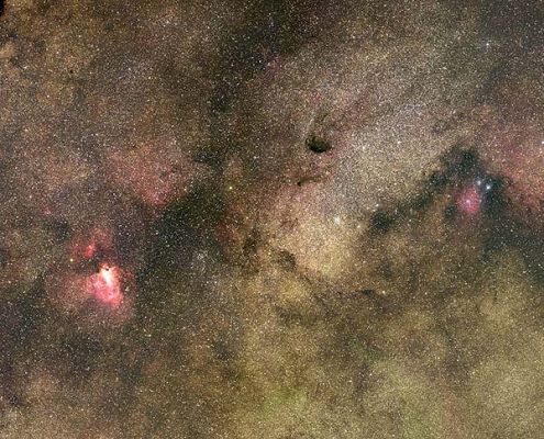M 17 - The "Omega Nebula" Region
"...Repetendum videtur ut non modo casus eventusque rerum, sed ratio etiam causaeque noscantur..."

(Tacito)

"...E' necessario conoscere non solo gli eventi (per quello che sono), ma anche le loro ragioni e cause..."
Parole chiave: From Earth Images