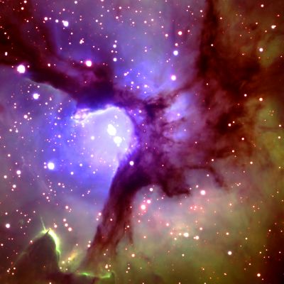 M 20 - The "Trifid Nebula" - detail mgnf -
"...Numquam aliud natura, aliud sapientia dicit..."

(Giovenale)

"...Non accade mai che la Natura e la Saggezza siano, nel loro essere, discordi..."
Parole chiave: From Earth Images