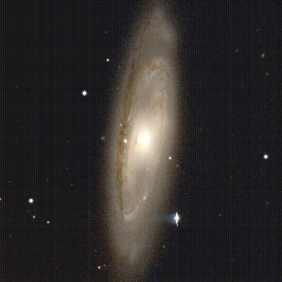 M 65 - Spiral Galaxy
"...Tre volte il fè girar con tutte l'acque;
a la quarta levar la poppa in suso
e la prora ire in giù, com'altrui piacque,
infin che 'l mar fu sopra noi rinchiuso"

Dante - "Inferno - canto XXVI"
Parole chiave: From Earth Images