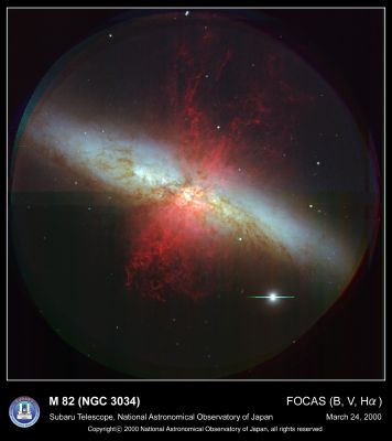 M 82 and NGC 3034 - Barred Spiral Galaxy
"...Mi piace pensare che Dio, ogniqualvolta una Vita si spegne, quaggiù, sulla Terra, subito provveda ad accendere una nuova stella in Cielo, per celebrare l'ingresso di una nuova Anima nel Suo Regno..."
Hector, udite le parole del suo fido compare, alzò gli occhi al cielo e, dopo aver lungamente ed intensamente scrutato nella notte, disse:"...Tu pensi che Dio non abbia proprio nulla da fare, vero?!?..."

P. C. Floegers - "Conversations"
Parole chiave: From Earth Images
