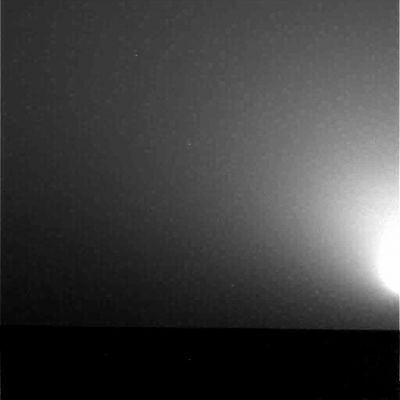 A bright object on the Martian Surface and a "star-like" object in the Sky (2)
...sua reale provenienza, invece, i dati che possediamo sono troppo scarsi per azzardare la formulazione di ipotesi significative. In questo frame, la luminosità del corpo maggiore è cambiata (il Sole si sta rapidamente abbassando) ma, in compenso, un nuovo oggetto luminoso (più piccolo) fa capolino sulla superficie del Pianeta: è visibile sulla Sn dell'immagine. Nel Cielo Marziano sono ben 3 gli "star-like" objects visibili, due dei quali molto luminosi. Inutile dire che si tratta di "stranezze" le...
Parole chiave: Possible Surface and Orbital Anomaly