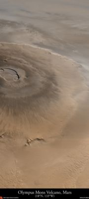 Olympus Mons (Natural Colors; NASA/JPL/MSSS)
nessun commento
Parole chiave: Mars from orbit - Volcanoes - Olympus Mons