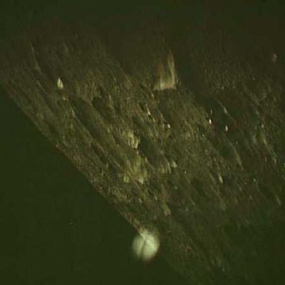 AS 13-60-8609 - Moon from orbit: "The Flash" (2)
Della questione ci siamo interessati - per alcuni anni - anche noi e questi sono, sommariamente, gli elementi che abbiamo raccolto: 1) ad oggi - ed in primo luogo - NON ESISTE alcuna prova diretta (neppure vagamente sostanziata o sostanziabile) circa l'esistenza di queste "cupole"; 
2) in secondo luogo anche noi (usando i modestissimi mezzi che abbiamo a disposizione) abbiamo analizzato questi 2 frames nella loro versione originale uncompressed (che Vi offriamo nella Sez. NASA - Original Apollo Frames) e, in piena onestà, non abbiamo trovato proprio nulla che ci permettesse di dire (neppure con un minimo di certezza) che si trattava davvero di "luci" che arrivavano dalla Luna. Anzi: dopo aver riflettuto e studiato con estrema attenzione ogni minimo dettaglio, ci siamo - purtroppo - convinti (fatti sempre salvi i limiti delle convinzioni che possono essere maturate su argomenti così complicati e controversi) che questi due bagliori NON sono affatto dei riflessi che ci arrivano dalla superficie della Luna.
Parole chiave: Moon from orbit - Controversial