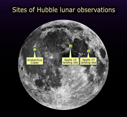 00 - The Moon through the "Eyes" of the Hubble Space Telescope
Parole chiave: Hubble Images - The Moon