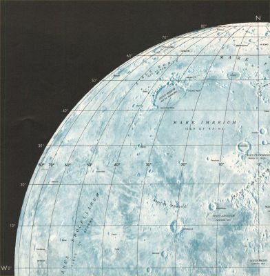 The Moon (Original USAF Map) - Lunar Earthside: North-Western Hemisphere
Parole chiave: Moon Maps