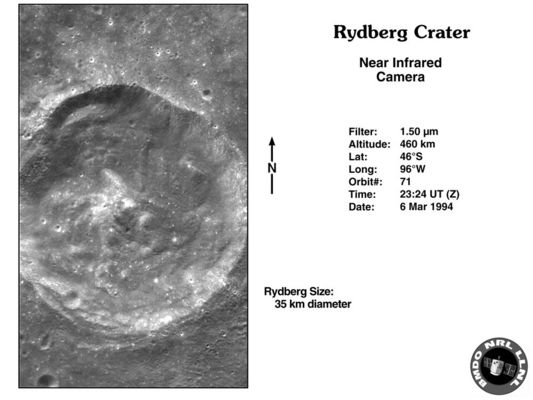 180 - Rydberg Crater
nessun commento
Parole chiave: The Moon from orbit - Clementine (Rydberg)