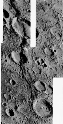 Discovery Rupes' Scarp (HR)
A limping Mariner 10 spacecraft was coaxed into a third and final encounter with Mercury in March of 1975. 
Due to several problems with the aging spacecraft, only ~450 useful images of the Planet were acquired, though many are at significantly higher resolution than previous encounters.

In this HR image (FDS 528884) the Sun is low to the horizon thus enhancing topographic features with prominent shadows. 
As can be seen here, the surface of Mercury is heavily cratered similar to the Moon.
Parole chiave: Mercury's Surface - Discovery Rupes