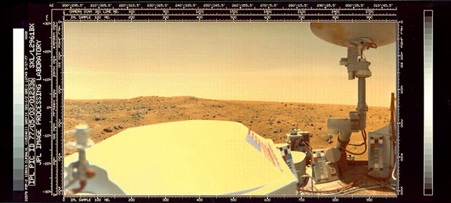 Chrise Planitia - Frame Viking Lander 1 n. 12b069 (Natural Colors; credits: NASA/JPL)
nessun commento
Parole chiave: Mars - Chrise Planitia
