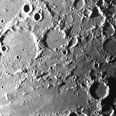 Mouchez Crater
Original caption:"This image shows an area of the Moon featuring the Mouchez crater near to lunar zero longitude".
Parole chiave: The Moon from orbit - SMART-1