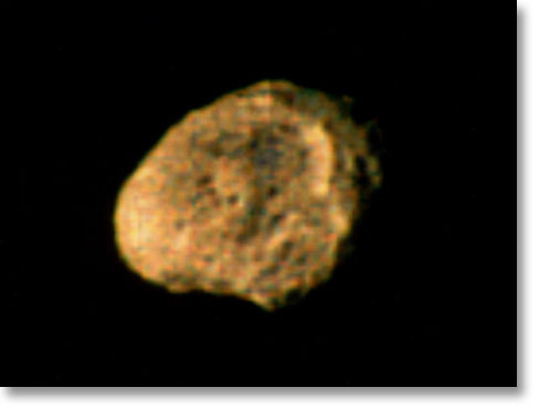 Hyperion from Voyager 2
nessun commento
Parole chiave: Saturn's Moons - Hyperion