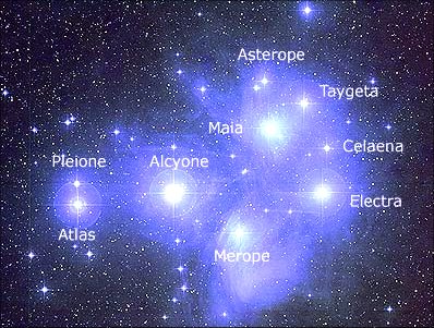 M 45 - The "Pleiades" (labeled)
"...Molti parlano dell'Inferno e di come, su questa Terra, esistano tanti luoghi che possono tranquillamente definirsi "Inferno" e forse costoro hanno ragione.

Ma se chiedete a me, io vi dico che l'unico - vero - Inferno che conosco è nella testa di colui che, quando si alza la mattina, sa che la sua Vita non ha nè una direzione, nè uno scopo.

Un uomo che non riesce a darsi - e perchè forse non ha - alcuna ragione valida con cui giustificare la propria esistenza..."

(anonimo)
Parole chiave: From Earth Pictures - Professional Pictures