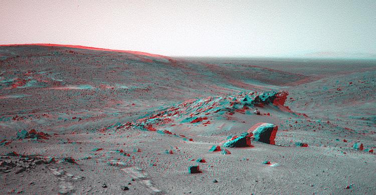 Larry's Lookout (3D) - Sol 442
Come per tutti i 3D realizzati da Mars Unearthed, ogni commento ci pare superfluo: si tratta di un lavoro eccezionale. Null'altro.
Parole chiave: Martian Surface - 3D