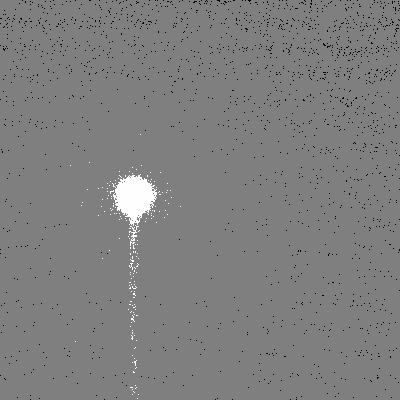 Phobos?!?
Original caption:"Left Pan-Cam Non-linearized Sub-frame EDR acquired on Sol 675 of Spirit's mission to Gusev Crater at approx. 23:08:53 MLT.
Camera commanded to use Filter 1 (739 nm). 
Parole chiave: Martian Moons - Phobos (from Mars' surface)