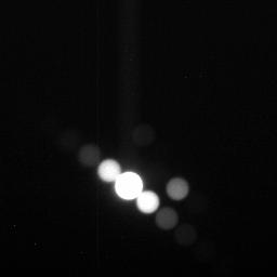 Sun reflections? (3) - Sol 765
Caption originale:"Right PanCam Non-linearized Sub-frame EDR acquired on Sol 765 of Spirit's mission to Gusev Crater at approximately 14:08:43 MLT. Camera commanded to use Filter 8 (880 nm)".
Parole chiave: Unexplainable