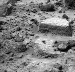 Flat-Top Rock - Sol 47
nessun commento
Parole chiave: Mars Rocks, Sand and Debris - Anomalous Surface Feature