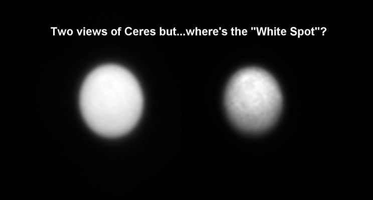 Big Asteroid or Small Planet?
La decisione non è stata ancora presa, ma il problema rimane: 1-Cerere è un "grande" Asteroide o un "piccolo" Pianeta? 
A parte tutto, Cerere sembra proprio essere un mondo a sè: le sue dimensioni (circa 930 Km di iametro) sono modeste ma, per un asteroide, alquanto consistenti (Cerere è comunque l'oggetto conosciuto più grande fra le (decine di) migliaia che si trovano in quella regione di spazio compresa fra le orbite di Marte e Giove e che è comunemente conosciuta come "Cintura degli Asteroidi" (o Asteroids' Belt).


Di 1-Cerere si parla molto in questi giorni perchè la IAU (International Astronomical Union) sta valutando se conferire a questo Corpo Celeste lo "status" di Pianeta vero e proprio oppure no, ma la NASA - a quanto si sa - era già da tempo interessata a questo piccolo mondo ed infatti, proprio in questi giorni, è in fase di completamento la preparazione della Sonda "Dawn" (alba) la quale verrà lanciata nel 2007 (forse a Giugno) e che dovrebbe raggiungere e studiare MOLTO da vicino l'asteroide Vesta (nel 2011) e - guarda caso... - proprio 1-Cerere, nel 2015 (l'Anno del possibile - ed auspicabile - "contatto" fra l'altra Sonda New Horizons ed il Doppio Pianeta - o Sistema Binario formato da - Plutone e Caronte.
Parole chiave: From Earth Pictures - Professional Pictures