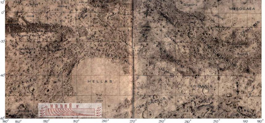 The South-Eastern Region of Mars
nessun commento
Parole chiave: Mars Maps