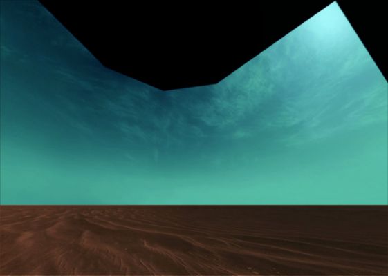 (almost) Blue Skies over Meridiani (1)
Come da richiesta di svariati Amici di Lunar Explorer Italia, ecco a Voi: cieli (quasi) blu sopra Meridiani Planum.
Una elaborazione (alla buona) del frame NASA di qualche giorno fa.
Parole chiave: Martian Horizon