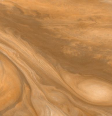 In the vicinities of the "Great Red Spot" (natural colors)
nessun commento
Parole chiave: Jupiter's Atmosphere - upper layers