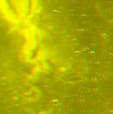 Reiner Gamma: a Moon "Magnetic Anomaly" (2)
Versione tridimensionale del rilievo Reiner-Gamma, solo per possessori di occhialini speciali, con colorazione giallo-arancio e verde (comunque un leggero effetto 3D si riesce a cogliere anche con gli occhialini rosso/verdi e/o rosso/blu).
Parole chiave: The Moon from orbit - unusual features