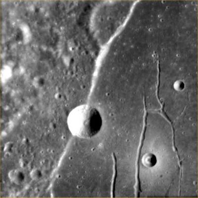 Mare Humorum (1)
This sequence of images, taken by the advanced Moon Imaging Experiment (AMIE) on board ESA's SMART-1 spacecraft, shows an area on the near side of the Moon, at the edge of the Mare Humorum basin. 
AMIE obtained these raw images on January, 13th, 2006 from a distance ranging between 1031 and 1107 Km from the surface, with a ground resolution between 93 and 100 mt per pixel. 

The imaged area is located at Longitude 45,7º West and Latitude between 30,5º and 24,5º South. The field of view of each single image is about 50 Km.
Parole chiave: The Moon from orbit - Mare Humorum