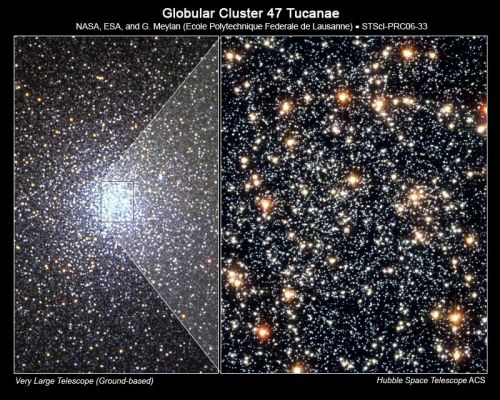 47 Tucanae
"...Crescit amor numni quantum ipsa pecunia crescit..."

(Giovenale)

"...L'amore per il denaro (che non si ha) cresce al crescere del denaro che (già) si possiede..."
Parole chiave: From Space Images - Hubble Space Telescope
