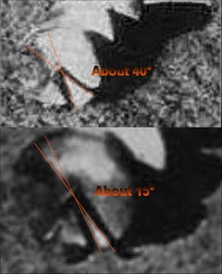 Lunik 13: Oceanus Procellarum (7) - The "Angles"
Il commento finale a questi due frames è negli angoli disegnati dalle ombre sull'oggetto controverso...
Parole chiave: Lunar Surface - Extremely Unusual Surface Feature - Possible Artifact