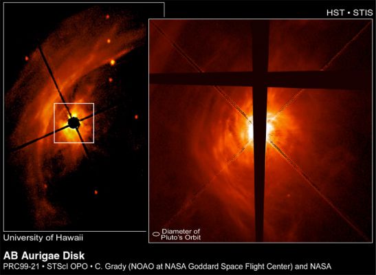 AB Aurigae - HST
"...La finalità ultima della Vita? Crescere, espandersi e, infine, riprodurre se stessa. 
E lo scopo della Morte? 
Andiamo, ragazzi, è ovvio: lo scopo della Morte è solo quello di aiutare la Vita a compiere la sua finalità ultima..."

P.C. Floegers - "In The Paradox"
Parole chiave: Hubble Images