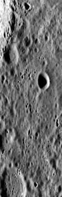 A slice" of Mercury... (HR)
Caption NASA originale:"A limping Mariner 10 spacecraft was coaxed into a third and final encounter with Mercury in March of 1975. Due to several problems with the aging spacecraft, only ~450 useful images of the planet were acquired, though many are at significantly higher resolution than previous encounters. This is one of the highest resolution images of Mercury acquired by Mariner 10: Frame 528922, ~90 m/pixel.
The vertical (tall narrow) format of the third encounter images resulted from problems with the tape recorder and transmitter on the spacecraft. Only the middle quarter of each frame could be sent back".
Parole chiave: Mercury