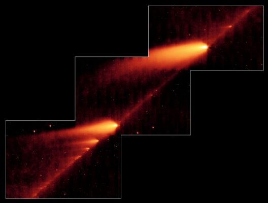 Comet Schwassmann-Wachmann 3: the whole "crumbling" Comet (4)
nessun commento
Parole chiave: From Space Images - SST