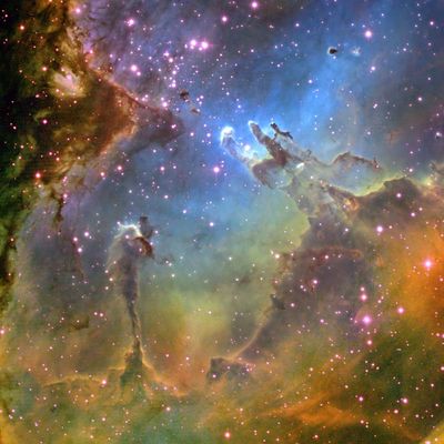 M 16 - The "Eagle Nebula" (wide field)
"...Non tutto è negoziabile: la Pace e la Democrazia, per esempio, non sono negoziabili..."

(dal film: "The Manchurian Candidate")
Parole chiave: From Earth Images