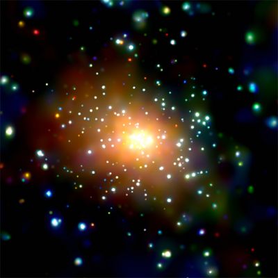 M 31 - The "Andromeda Galaxy"
"...Lo abbiamo captato nel 1971 e, negli ultimi 35 anni, abbiamo cercato - vanamente - di interpretarlo.
Il segnale EsCs-2-67, proveniente dalla Galassia di Andromeda, continua a ripetersi; noi, purtroppo, continuiamo a non capire..."
Parole chiave: From Space Images - Chandra X-Ray Space-Telescope