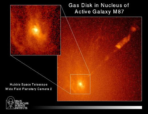 M 87 - Gas Disk inside the Nucleus
"...Homini plurima ex homine sunt mala..."

(Plinio)

"...Molte umane afflizioni derivano dalla stessa umana natura..."
Parole chiave: Hubble Images