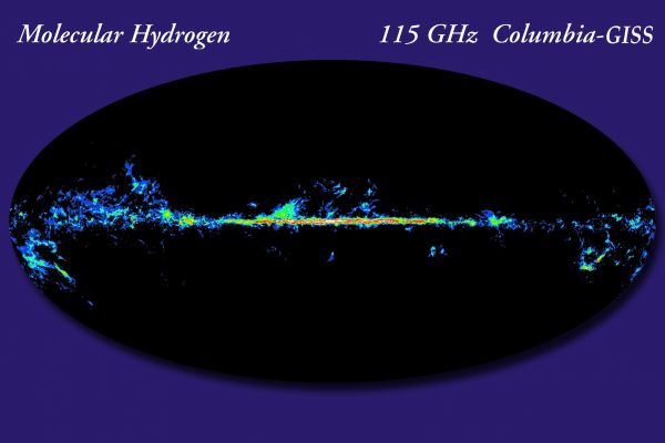 All Sky: the "Molecular Hydrogen Sky"
"Di partigiani in questi boschi - dice
il vecchio contadino - ne sono rimasti
che paiono foglie - e guarda lontano,
quasi si sentisse il loro respiro
tra le colline bruciate.
Il vecchio contadino
non c’è stato nei boschi ;
ora beve e ricorda una sera che
camminando lungo i binari
sentì un ragazzo con l’amico
 - Sei sicuro ?- - Compagno
 presto risuonerà nell’aria la vittoria,
una vittoria rievocata
fino all’ultimo respiro.-
Poi il silenzio
e i due entrare nei boschi
a pugni chiusi
tra le foglie che avvisavano.
Ora il vecchio racconta
per non morire sotto il sole ;
la sera attende,
guardando lontano,
e non si capisce se sappia
che dietro quella collina
si trova un cimitero
che custodisce le storie
di tante foglie senza nome".

Gianluigi Barca - "Poesie"
Parole chiave: All Sky Survey