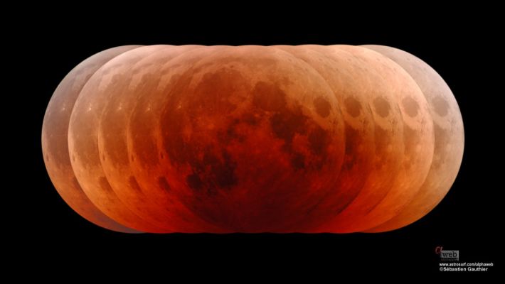 The "Pumpkin" Moon
Un altro eccellente lavoro dell'astronomo Sebastien Gauthier il quale, "giocando" con la "Luna arancione" dell'ultima eclisse (Ottobre 2004), si è inventato un grazioso fotomontaggio che fa assomigliare il nostro Satellite alla maschera simbolo della festa di Halloween: la zucca (pumpkin). Una bella immagine ed una prova ulteriore che la Scienza può anche essere inventiva e divertimento (basta avere un pò di passione ed un pizzico di mezzi e di attitudine).
Parole chiave: The Moon