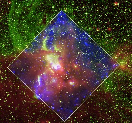 NGC 3576 - Emission Nebula
"...Audacter calumniare: semper aliquid haeret..."

(F. Bacone)

"...(occorre) calunniare audacemente, poichÃ¨ - in ogni caso - qualche ombra resterÃ  comunque sulla testa sul calunniato (ancorchÃ¨ egli fosse assolto da qualsiasi responsabilitÃ )..."
Parole chiave: From Space Images - Chandra X-Ray Telescope