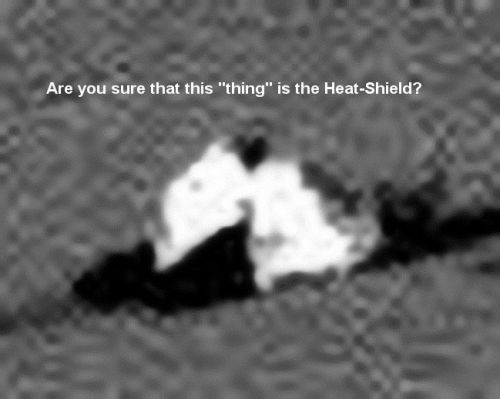 Bright Object on Mars (extreme detail mgnf) - Sol 106
Incommentabile, specie alla luce delle fattezze del presunto Heat-Shield diffuse dalla NASA dopo l'avvicinamento ad esso operato da Opportunity - dopo la sua uscita da Endurance Crater (vedi, per le immagini in questione, quanto proponiamo nella Sez. "Walking on Mars").
Parole chiave: Meridiani Planum - Heat-Shield - Controversial