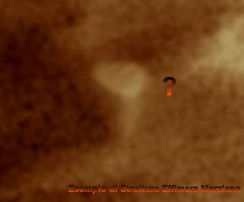 Early Days... (detail mgnf - true colors) - Sol 72
Tanti Lettori ci hanno chiesto una definizione di "Struttura Effimera" e poi, naturalmente, se le "Strutture Effimere" fossero una sola prerogativa della Luna.

E allora, ricapitolando, Vi diciamo che la "Struttura Effimera" è un Rilievo il quale, nelle immagini riguardanti una precisa regione (rectius: porzione di superficie) di un qualsiasi Corpo Celeste (Terra inclusa), appare SOLO in alcune di esse (p.e.: è "Effimera" la Struttura - e cioè il "rilievo" - che si vede solo quando l'Osservatore si pone in una determinata angolazione rispetto alla superficie osservata oppure il rilievo che si vede solamente allorchè detta superficie si trova in determinate condizioni di illuminazione - p.e. solo con luci alte, o radenti etc.)".
Parole chiave: Martian Surface - Controversial