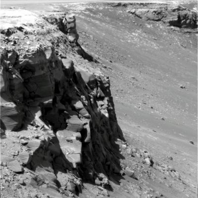 Features of Victoria Crater's Inner Rim  - Sol 1019 (Original NASA/MER2/JPL b/w Frame) 
Quattro frames per osservare attentamente i dettagli del rim di Victoria Crater e poi provare a cercare segni di "meccaniche da impatto". Noi abbiamo solo trovato segni (evidenti, a nostro parere) di erosione causata da liquidi ed almeno 3 o 4 possibili "bocche" dalle quali, un tempo (e forse anche adesso, in determinati periodi dell'anno), fuoriusciva (e fuoriesce) dell'acqua.

La NASA, proprio in questi giorni, ha iniziato a "diffondere ed ufficializzare" la propria idea secondo cui, in determinati periodi dell'anno marziano, rivoli di acqua scorrono sulla superficie del Pianeta Rosso. Un bel passo in avanti se pensate che, fino ad una settimana fa, parlare di "acqua allo stato liquido su Marte" equivaleva ad una dichiarazione di incompetenza e/o di pura fantascienza da parte di chi sostenesse una simile idea.

"Se acqua c'è mai stata sulla superficie di Marte, essa è sparita da svariate centinaia di milioni di anni": questo, la nostra antica Scienziata (!) Margherita Hack (assieme a tanti altri - tristissimi - esponenti della Scienza Consolidata europea e mondiale) sosteneva, con sfacciata sicurezza (ed un'ampia dose di arroganza intellettuale), sulle pagine del Corsera in due o tre articoli pubblicati nell'ultimo biennio. 

Perchè diciamo questo? Perchè noi, anche a fronte di "speculazioni e considerazioni rivelatesi poi esatte", comunque non contiamo nulla. Se l'ipotesi è errata, allora facciamo pure la figura degli idioti e degli incompetenti; se l'ipotesi è corretta, invece...nessuno ci fa caso. 
Va bene, questo lo accettiamo poichè, all'interno della Comunità Scientifica, noi siamo zero. 

Ma coloro che, come la Dott.ssa Hack, fanno dichiarazioni che, alla prova dei fatti, si rivelano del tutto sballate, perchè poi non se ne vanno a nascondersi per il resto dei propri giorni ma anzi, ostentando una saccenza ancora maggiore, continuano ad essere interpellate ed a blaterare?

Questo, forse, è un vero Mistero, altro che "l'acqua di Marte"...
Parole chiave: Victoria Crater