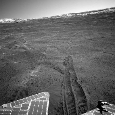 Tracks on the slope of Endurance Crater - Sol 204
nessun commento
Parole chiave: Endurance Crater
