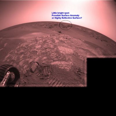 Little Bright Spot (1) - context image, false colors - Sol 423
nessun commento
Parole chiave: Martian Surface - Unusual Surface Feature