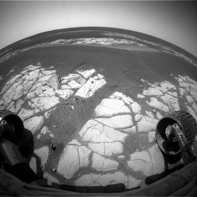 Martian Paving from the Front-HazCam - Sol 590
nessun commento
Parole chiave: Martian Paving