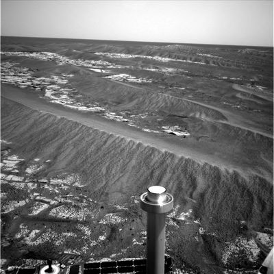 The sands and outcrops near Erebus' rim (3) - Sol 650
nessun commento
Parole chiave: Martian Dunes and outcrops - Meridiani Planum - Erebus Area
