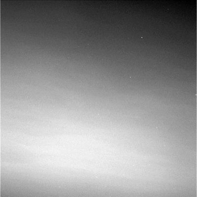 Light in the Night...
Original caption:"Left Pan-Cam Non-linearized Full frame EDR acquired on Sol 687 of Opportunity's mission to Meridiani Planum at approximately 04:23:22 MLT.
Camera commanded to use Filter 1 (739 nm)".
Parole chiave: Martian Night-Sky - Controversial frame