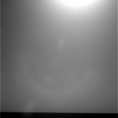 Good-morning Star-shine! - Sol 710
Original caption:"Left NavCam Non-linearized Downsampled EDR acquired on Sol 710 of Opportunity's mission to Meridiani Planum at approximately 09:36:59 MLT".
Parole chiave: Postcards from Mars