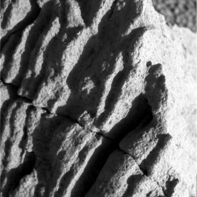 Razorblades: detail mgnf (3) - Sol 732
Caption originale:"Microscopic Imager Non-linearized Full frame EDR acquired on Sol 732 of Opportunity's mission to Meridiani Planum at approximately 14:07:48 MLT.
Microscopic Imager dust cover commanded to be OPEN".
Parole chiave: Microscopic Imager (MI) - Outcrops' edges near Erebus