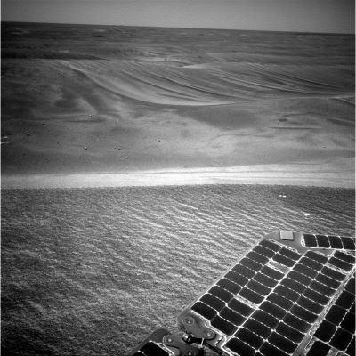 The magnificent "Desolation" of Meridiani Planum (1) - Sol 833
nessun commento
Parole chiave: Mars Panorama - Dunes, Ripples and Outcrops - Meridiani Planum