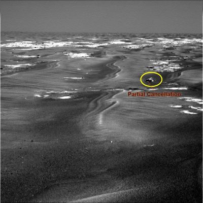 Cancellation?!? - Sol 878
nessun commento ulteriore
Parole chiave: Mars Panorama - Controversial Frame - Possible Tampering