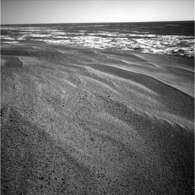 Unusual soil texture in the proximities of Beagle Crater's rim (3) - Sol 885
nessun commento
Parole chiave: Beagle Crater